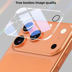 HD Transparent Tempered Glass Camera Lens Protector for iPhone 17 Series