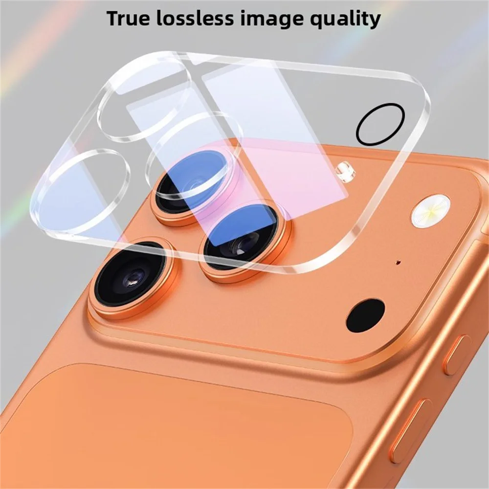 HD Transparent Tempered Glass Camera Lens Protector for iPhone 17 Series