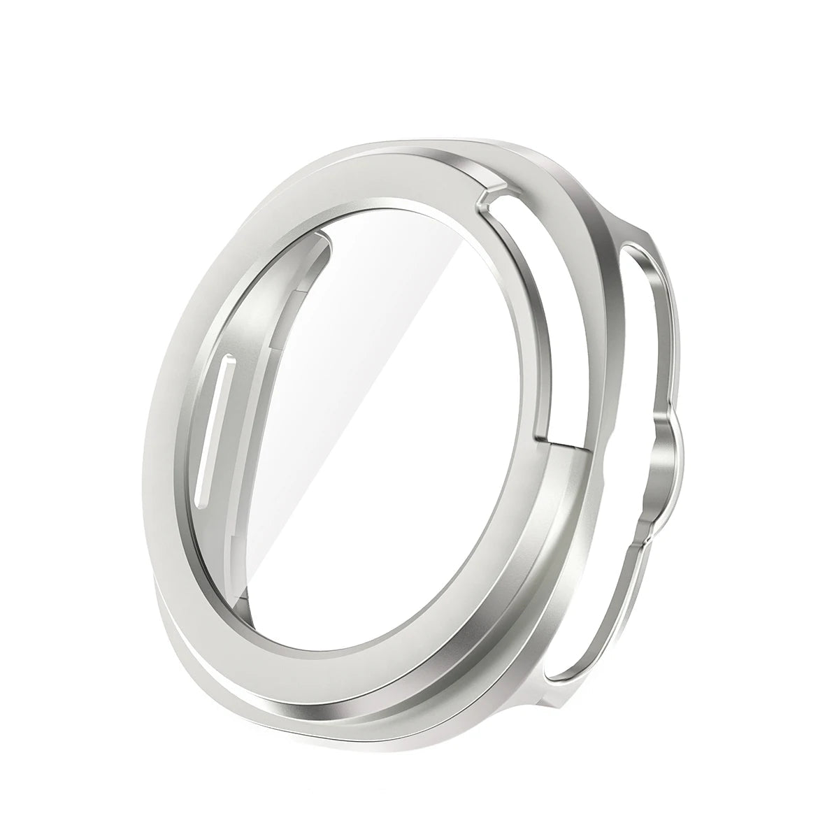 PC Case with Tempered Glass Screen Protector for Samsung Galaxy Watch 8 Classic