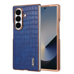 Skin-Feel Crocodile Texture Shockproof Case for Samsung Galaxy Z Fold 7