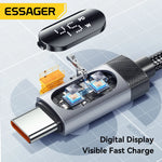 Essager 108W Dual Port Car Charger with Spring Cable