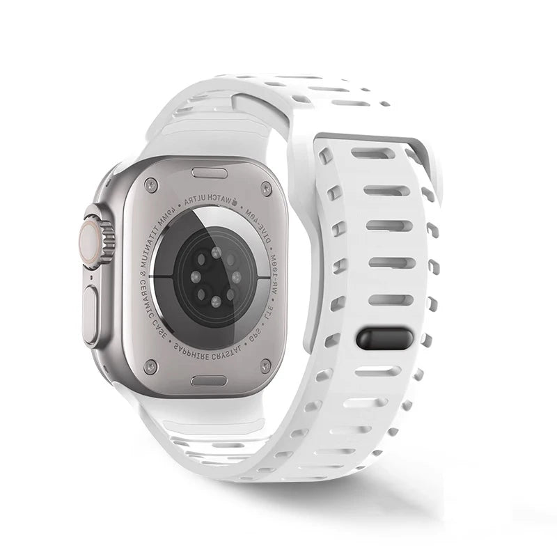 Breathable Silicone Sport Strap for Apple Watch
