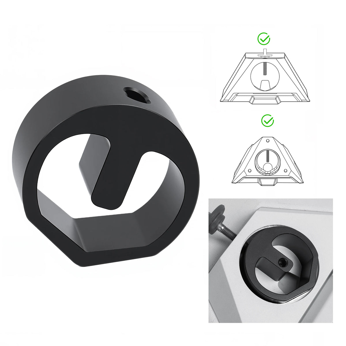 Aluminum Tripod Mount Adapter for Starlink Mini
