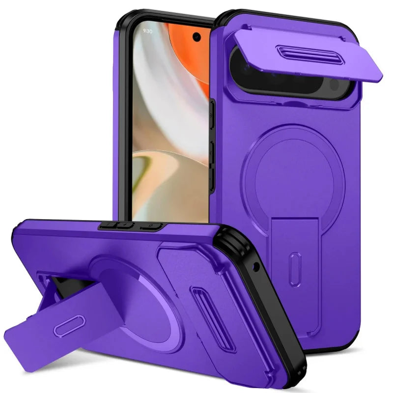 Shockproof Case with Flap-Style Camera Lens Cover for Google Pixel 11 Series