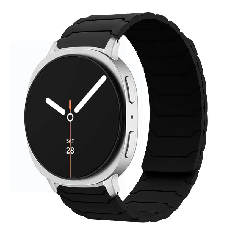 Sport Silicone Band with Magnetic Clasp for Samsung Galaxy Watch 8 / Galaxy Watch 8 Classic