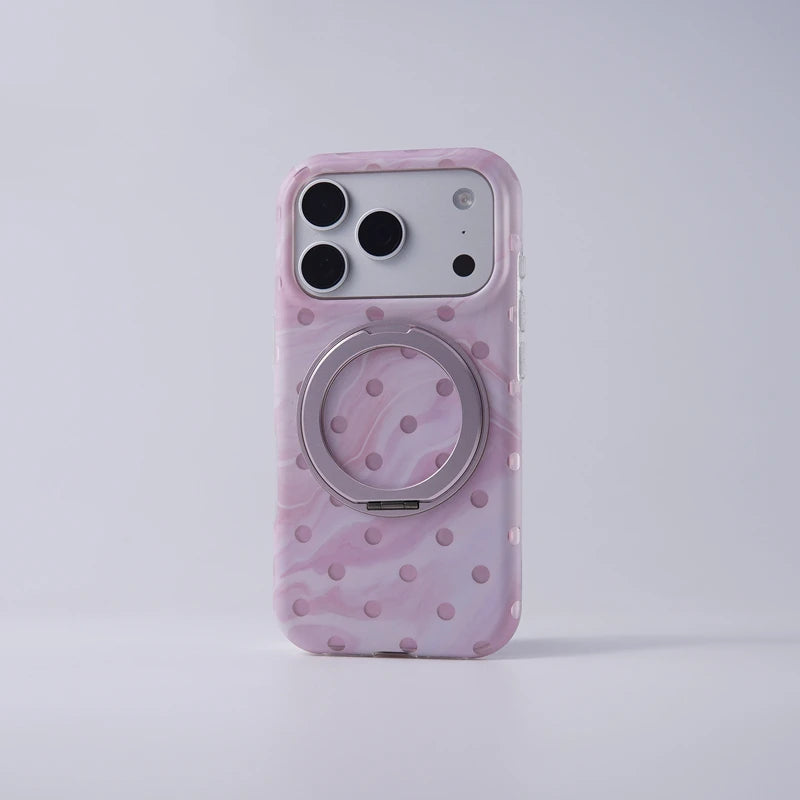 Ball-Bearing 360° Rotating MagSafe Case with Camera Protection Ring for iPhone 18 Series
