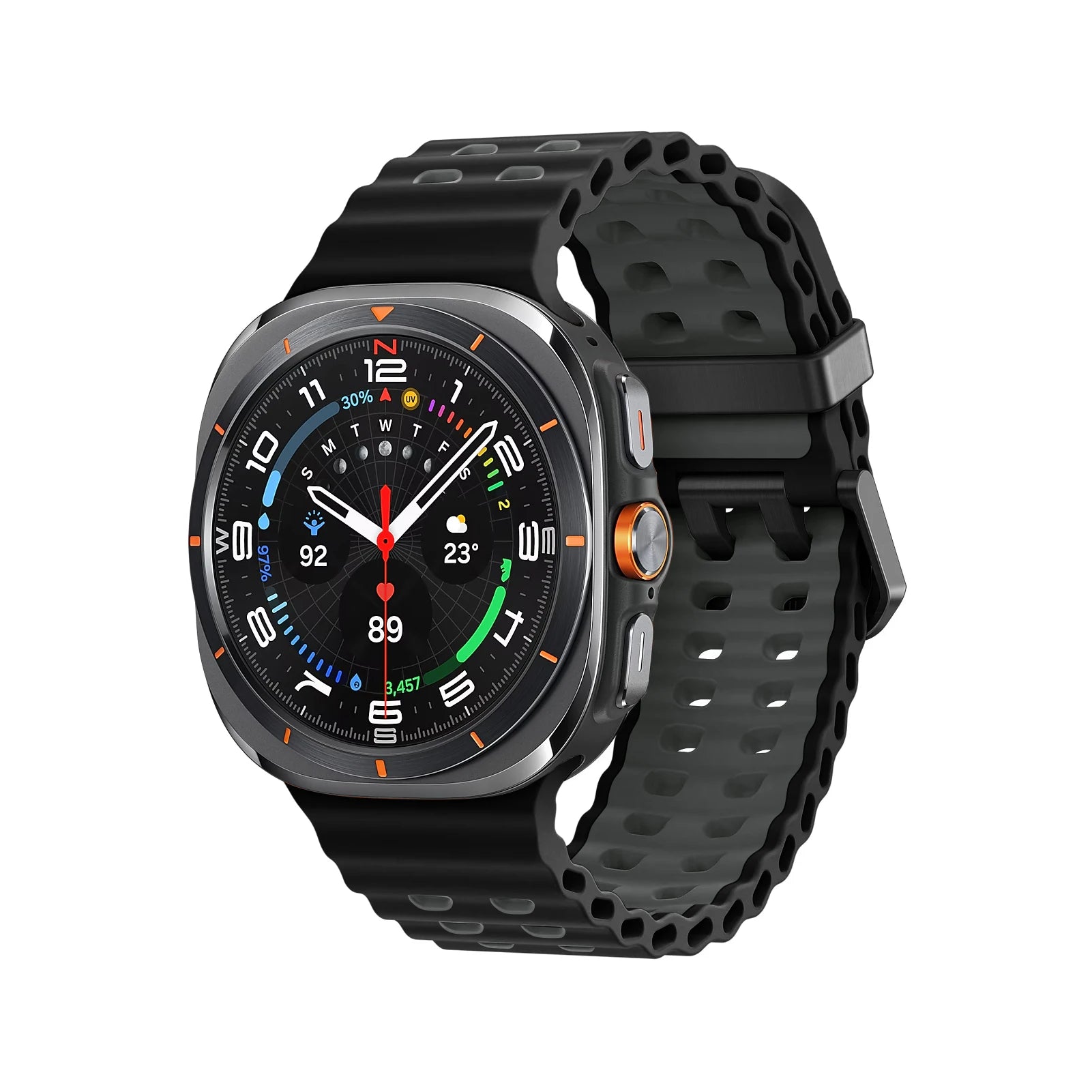 Two-Color Marine Silicone Band for Samsung Galaxy Watch Ultra and Samsung Galaxy Watch Ultra (2025)