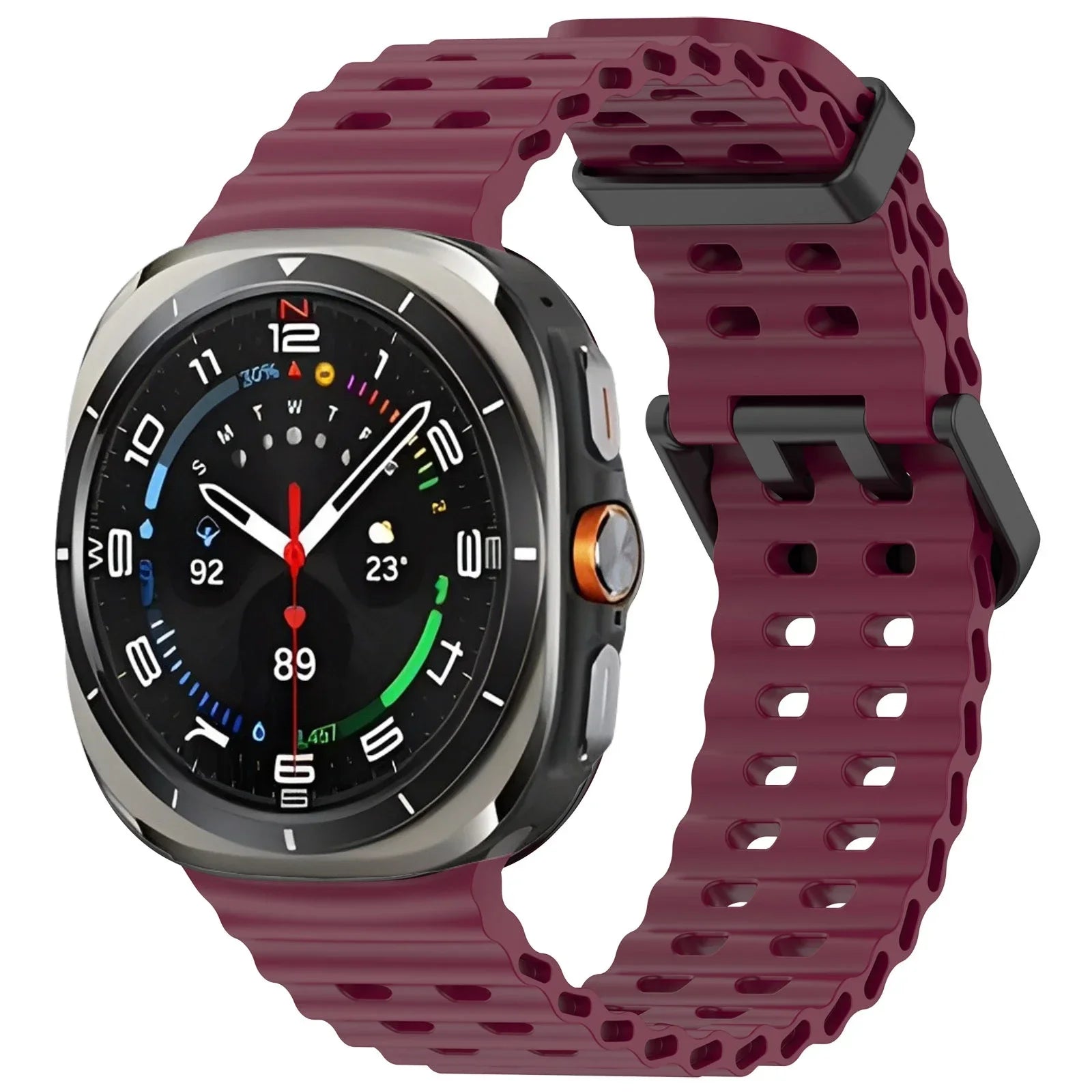 Breathable Ocean Silicone Band for Samsung Galaxy Watch Ultra and Samsung Galaxy Watch Ultra (2025)