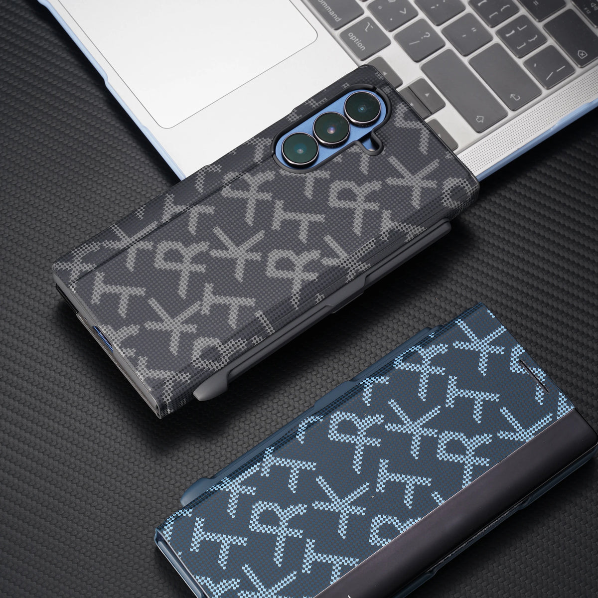 Samsung Galaxy Z Fold 7 Full Protection Leather Case with Stand