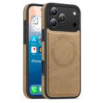 Premium Shockproof Leather MagSafe Case for iPhone 17 Series