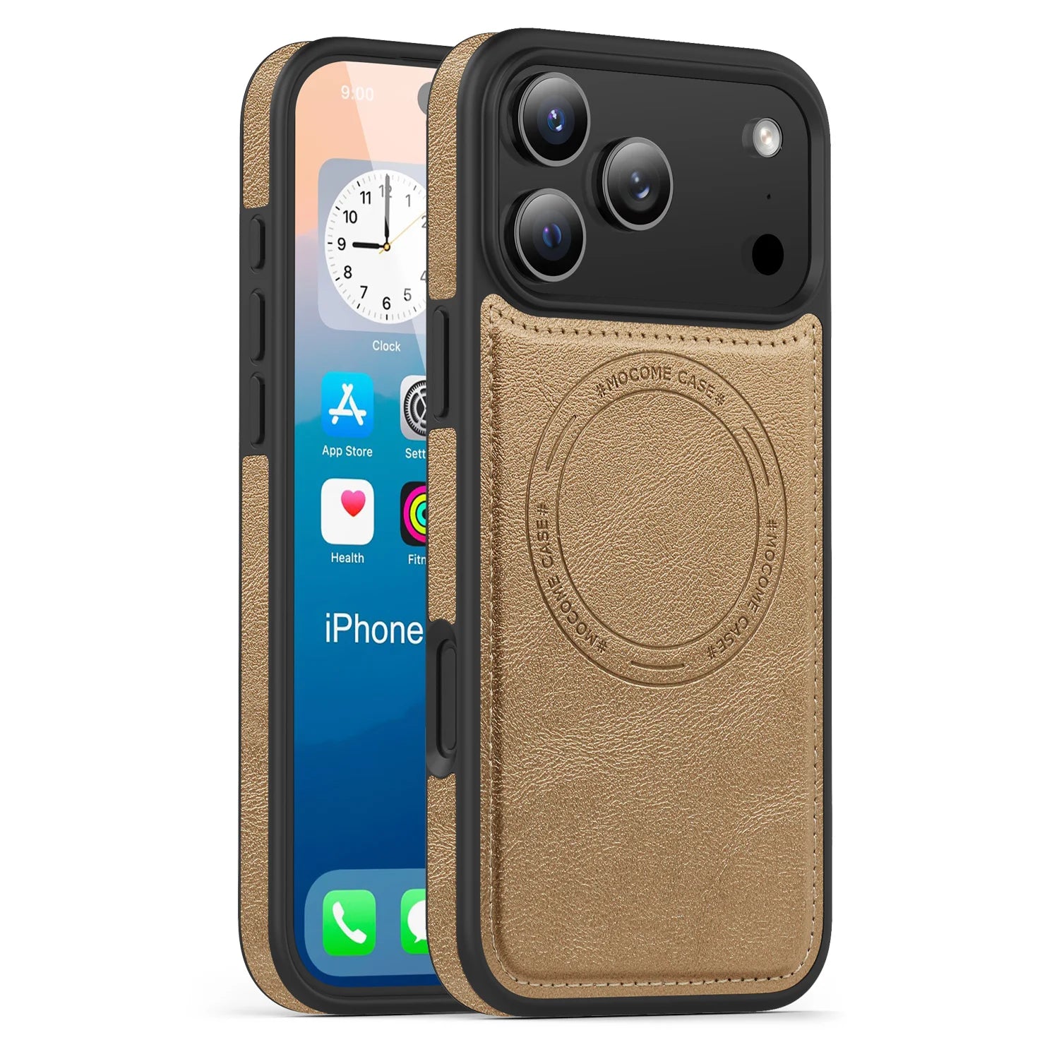 Premium Shockproof Leather MagSafe Case for iPhone 17 Series