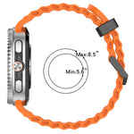 Breathable Ocean Silicone Watch Band for Samsung Galaxy Watch 8 & Galaxy Watch 8 Classic