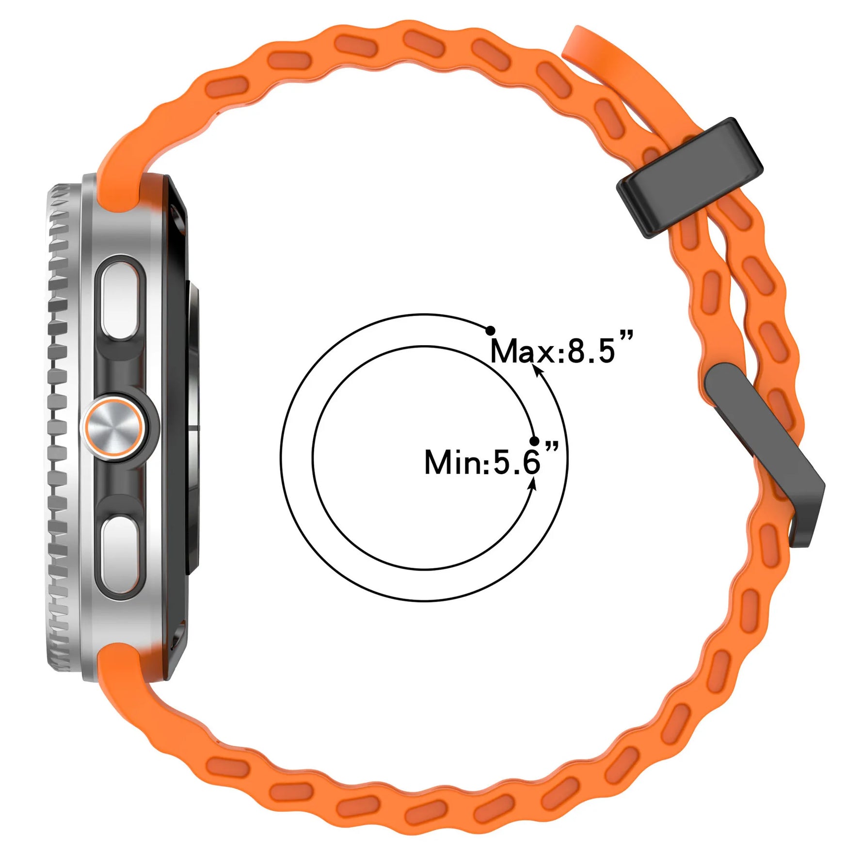 Breathable Ocean Silicone Watch Band for Samsung Galaxy Watch 8 & Galaxy Watch 8 Classic