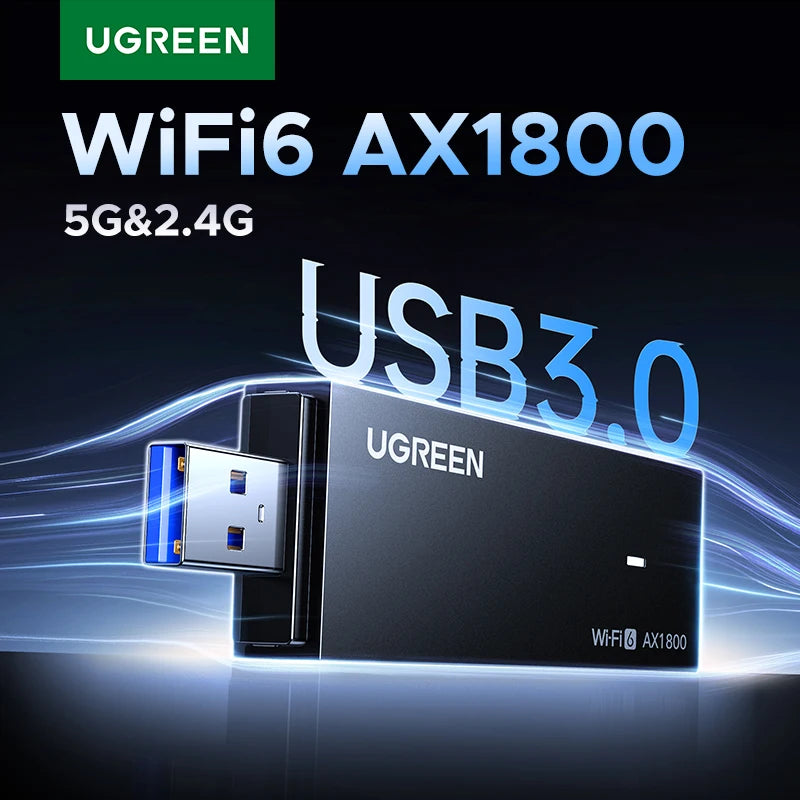 UGREEN AX1800 Dual-Band WiFi 6 Adapter