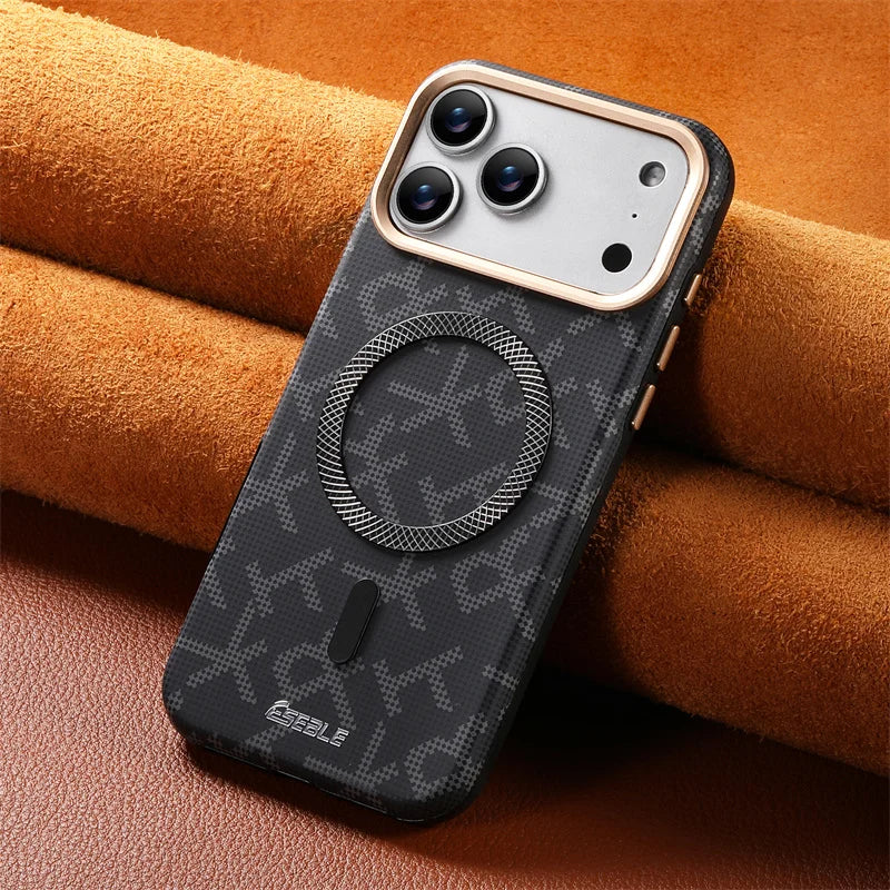 Fashion Leather MagSafe Case for iPhone 17 Series