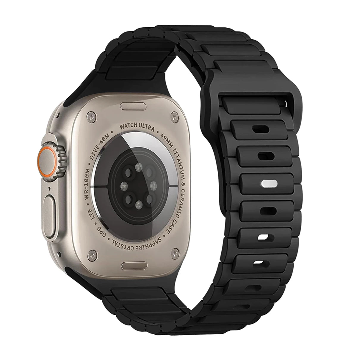 Durable Soft Silicone Watch Band for Apple Watch