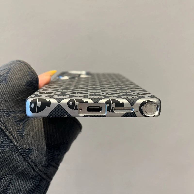 Adorable Cartoon Cat & Fish Magnetic Case for Samsung Galaxy S25 Ultra