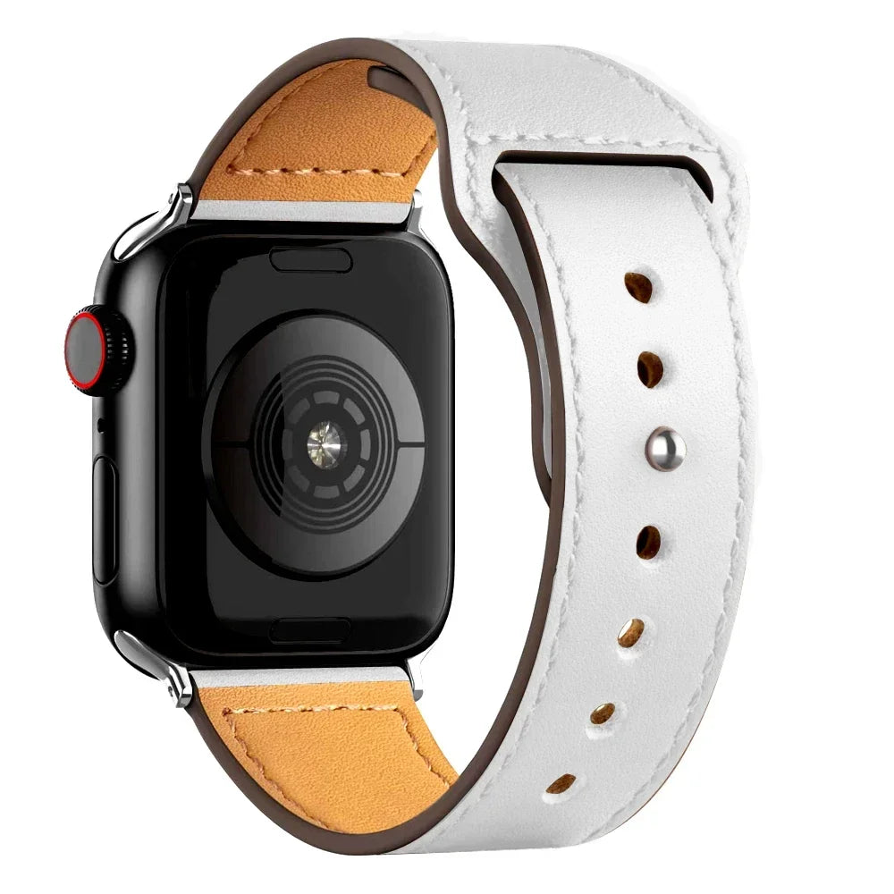 Luxury Genuine Leather Strap for Apple Watch