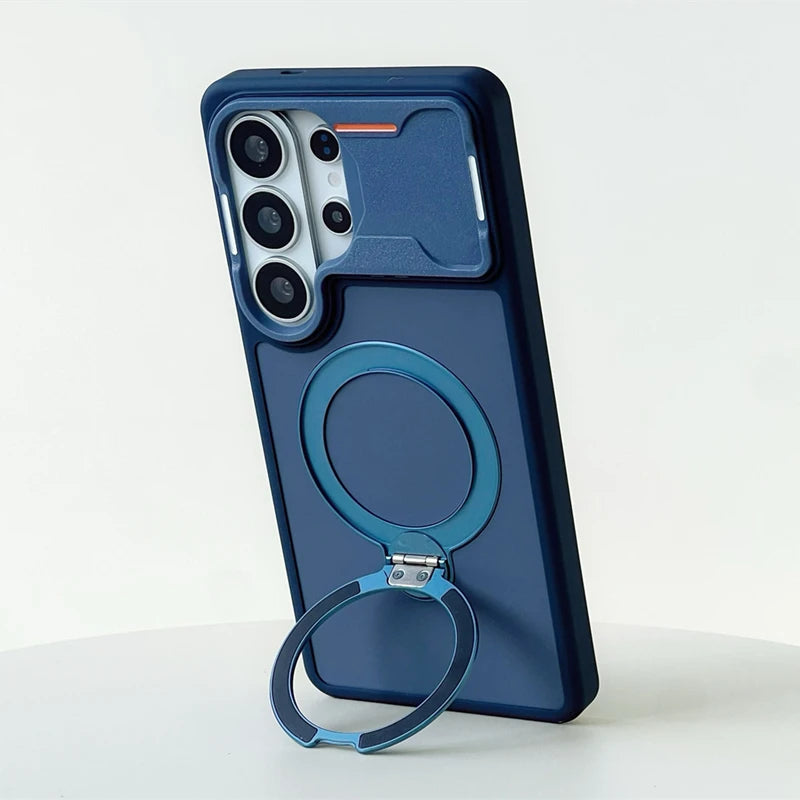 Shockproof Magnetic Case with Ring Stand for Samsung Galaxy S26 Series