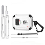 Hard Shell Magnetic Case with Carabiner Lanyard for AirPods Pro 2