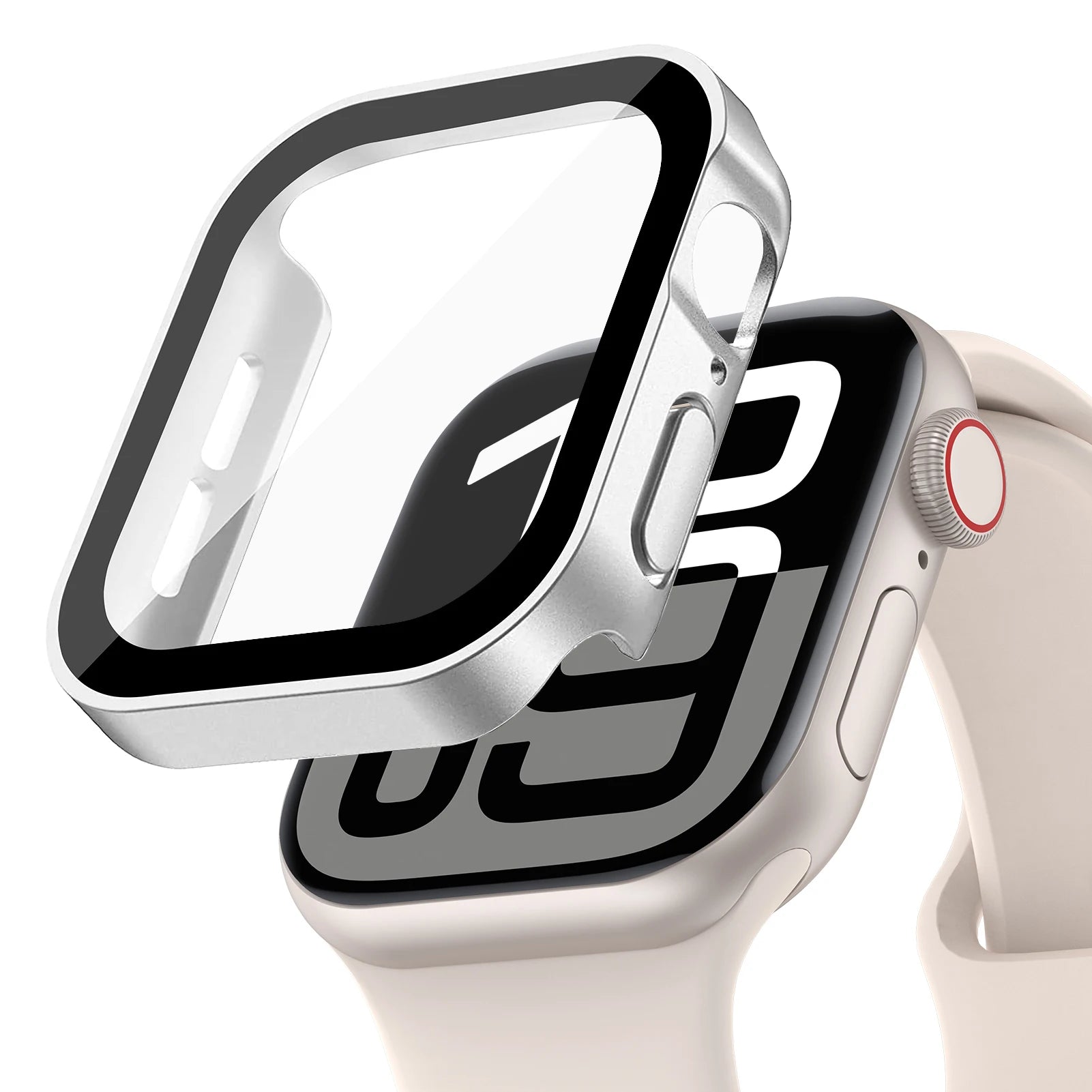 Straight Edge Waterproof Case for Apple Watch Series 10