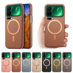 Business Lychee Grain Leather Case for Xiaomi 17 Series
