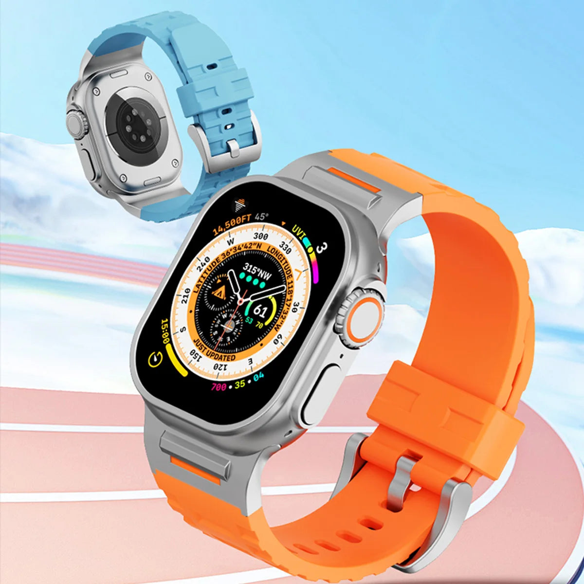 Sport Silicone Strap for Apple Watch