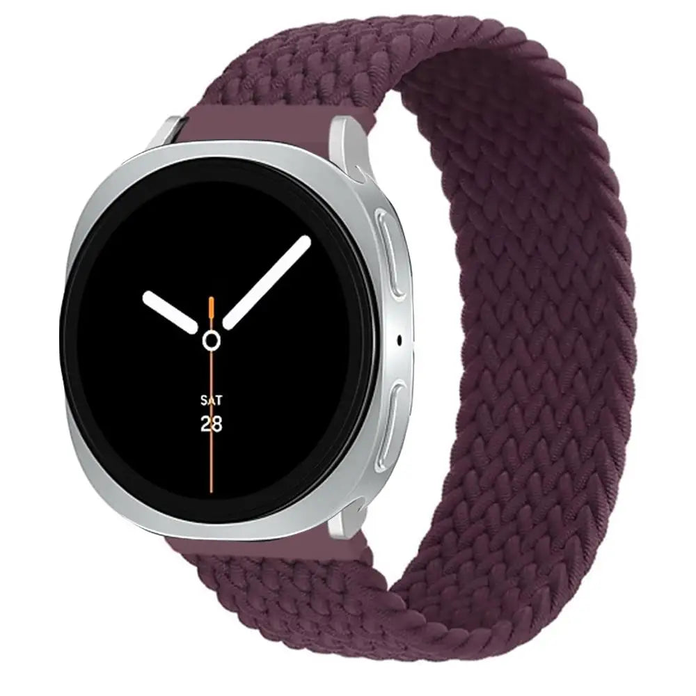 Elastic Braided Solo Loop Band for Samsung Galaxy Watch 8 & Galaxy Watch 8 Classic