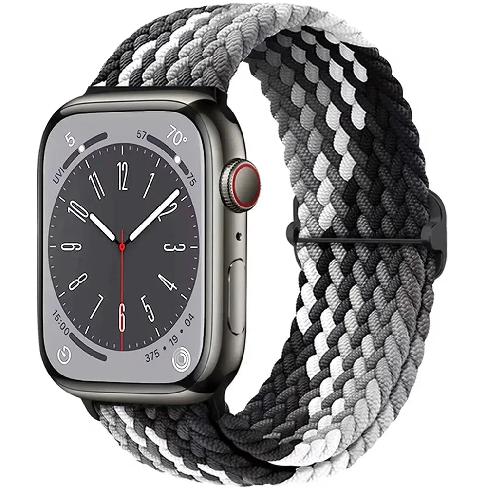 Stretchable Braided Loop Band for Apple Watch