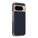 Soft Edge Leather Plating Magnetic Case for Google Pixel 9 Series