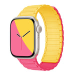 Silicone Replacement Strap with Magnetic Closure for Apple Watch