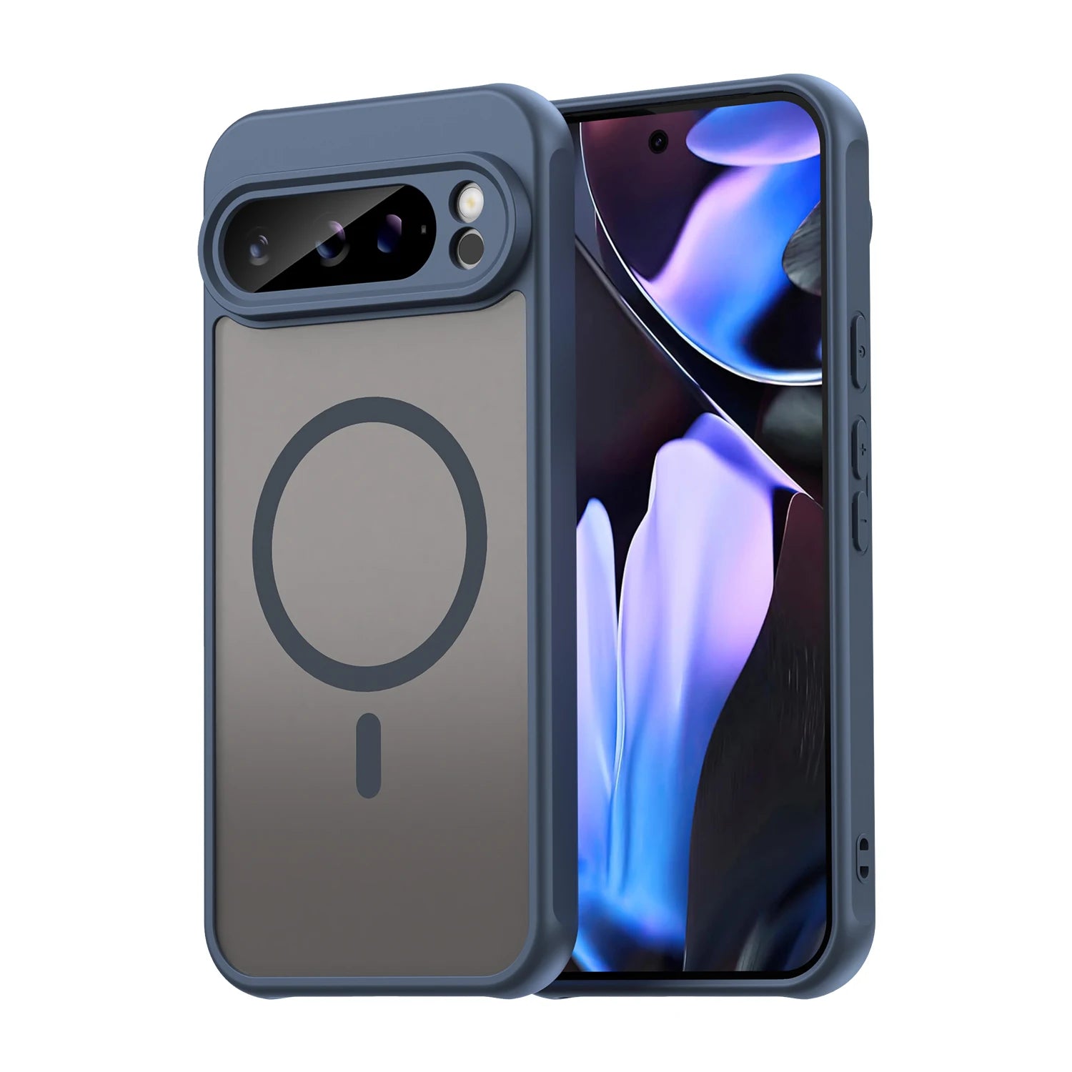 Google Pixel 9 Series Frosted Translucent Magnetic Case