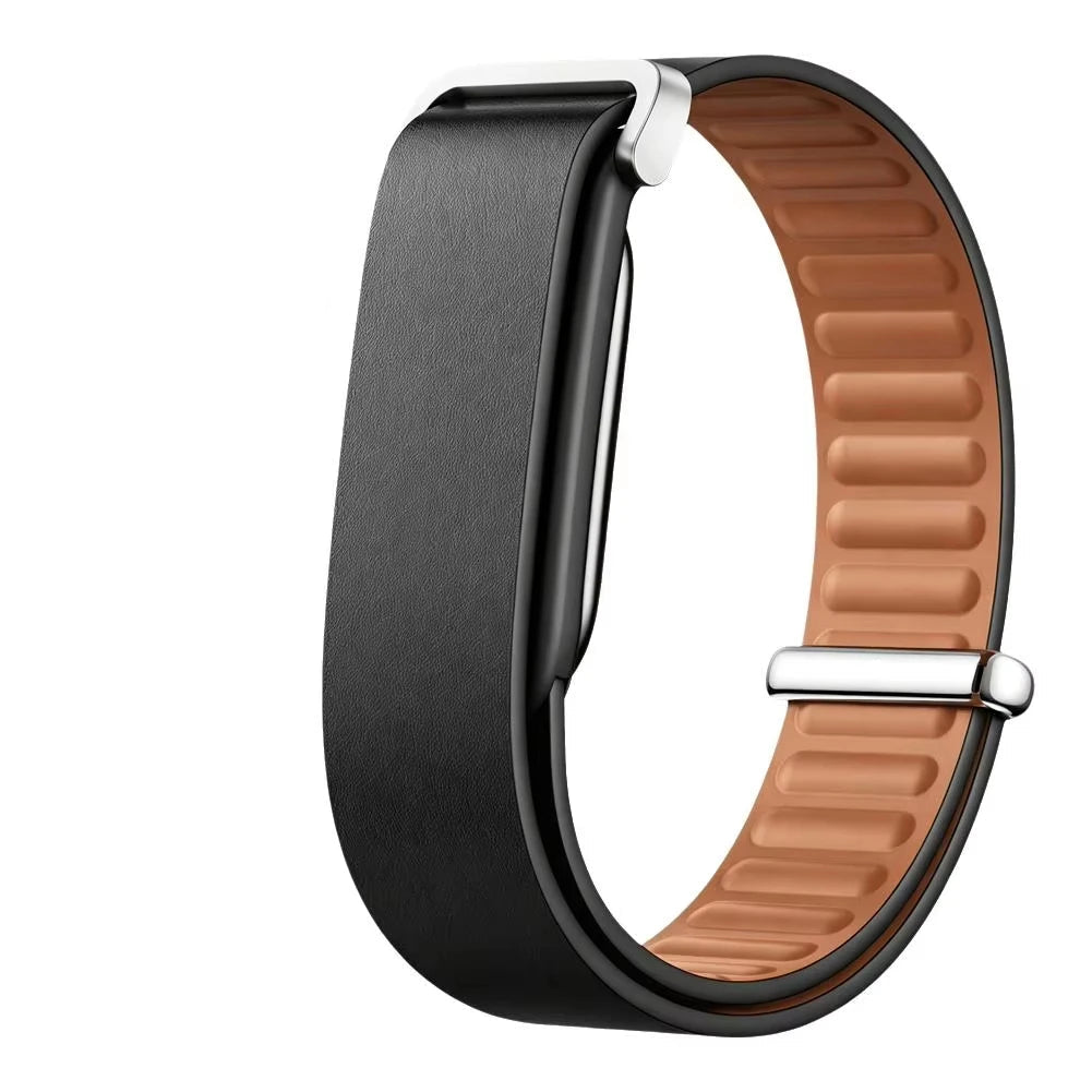 Slide-Lock Leather Strap for Google Fitbit Air