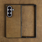 Retro Crazy Horse Genuine Leather Case for Samsung Galaxy Z Fold 7