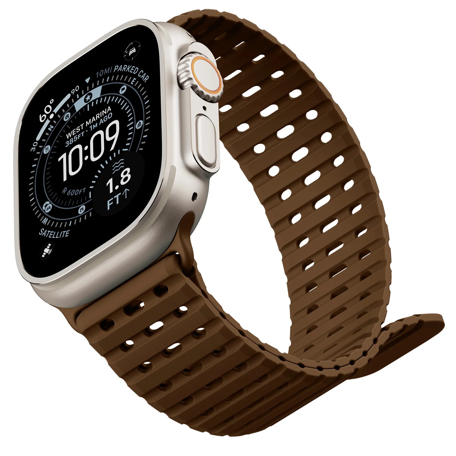 Lightweight Breathable Silicone Strap for Apple Watch