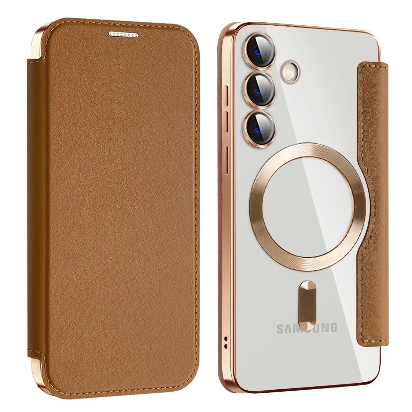 Protective Flip Magnetic Leather Case for Samsung Galaxy A56