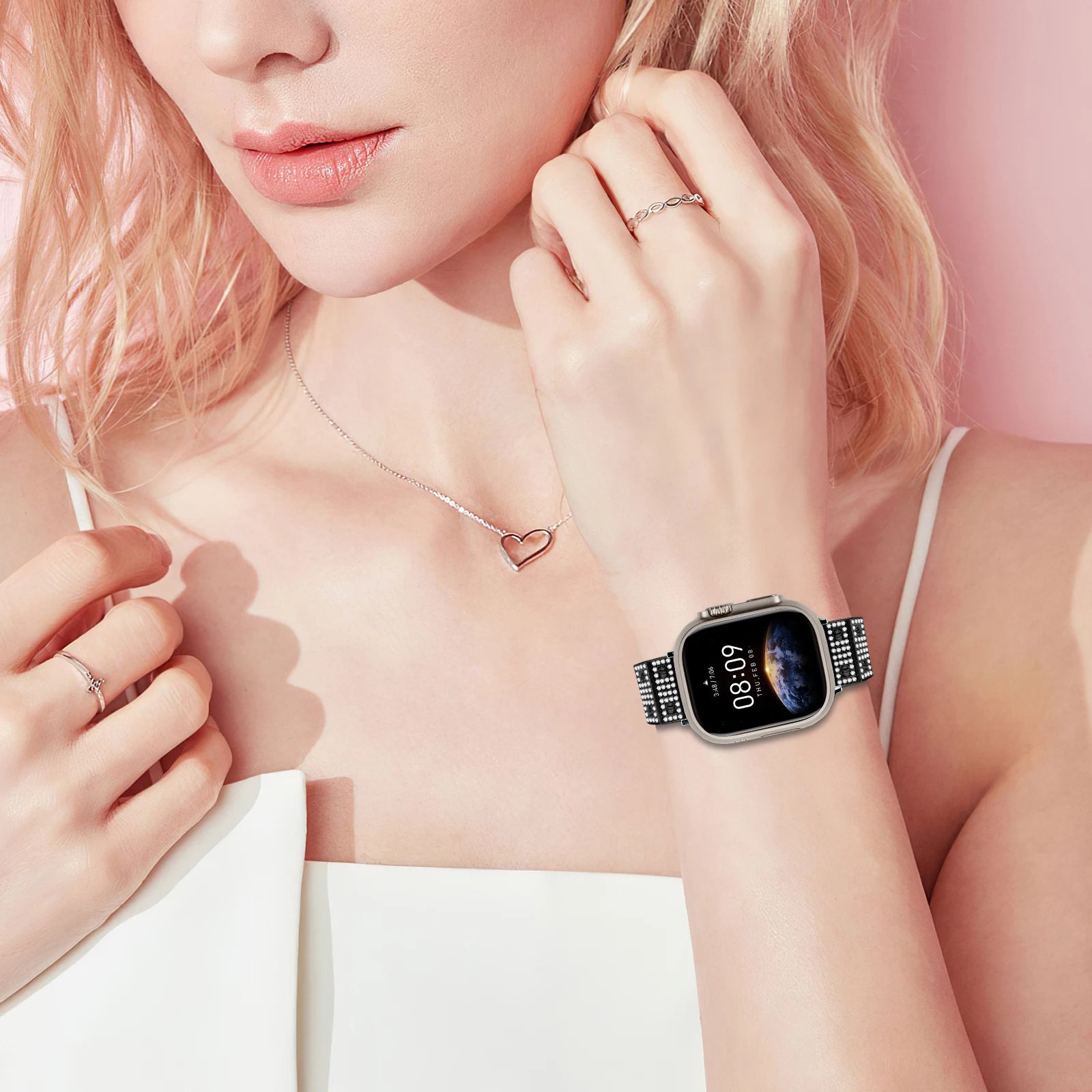 Sparkling Diamond Glitter Strap for Apple Watch