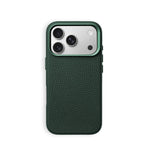 Luxury Lychee Texture PU Leather Case with Alloy Lens Frame for iPhone 17 Series