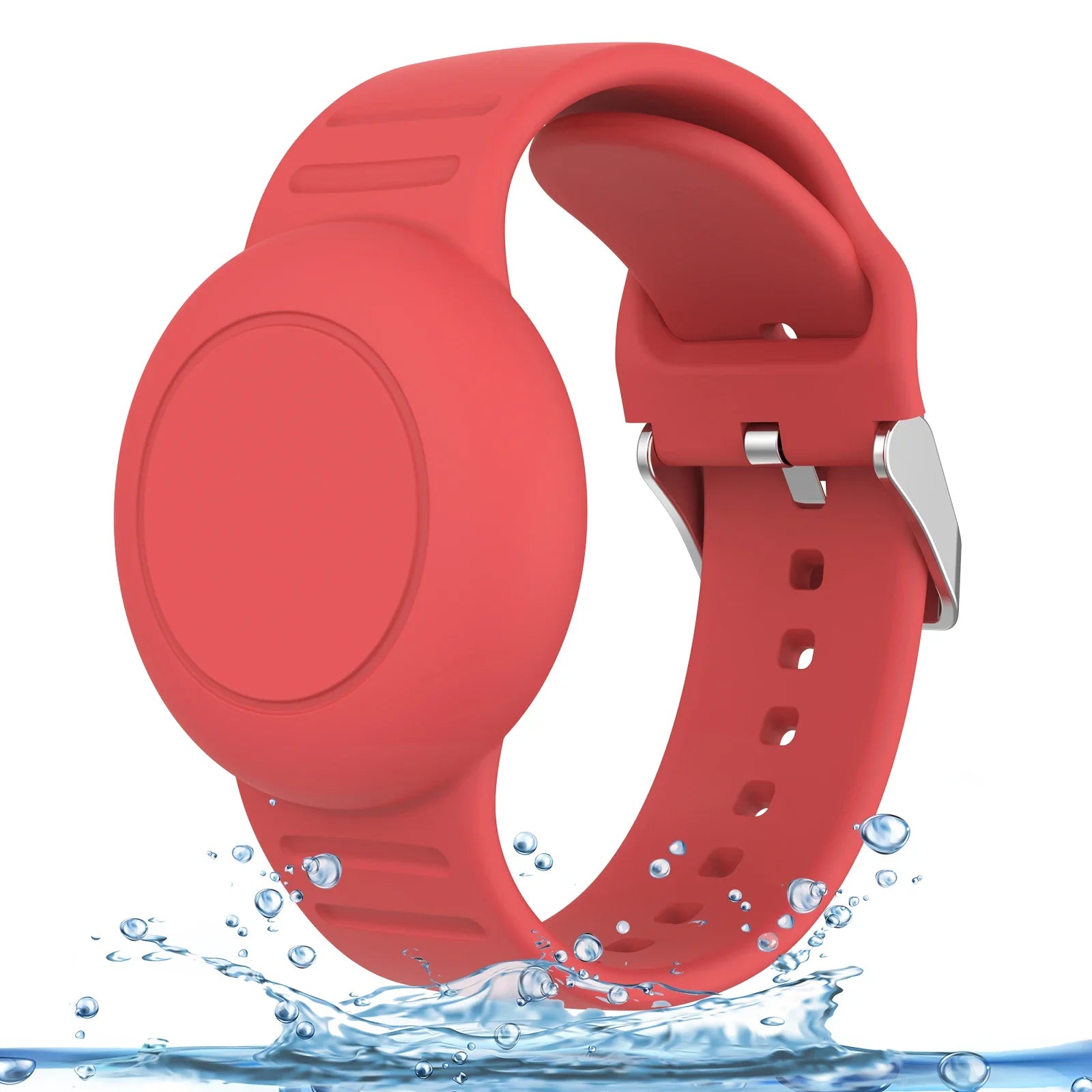 Waterproof Silicone Wristband Holder for Apple AirTag