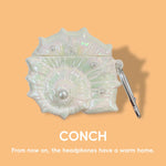 Conch-Shaped Silicone Case for AirPods 4