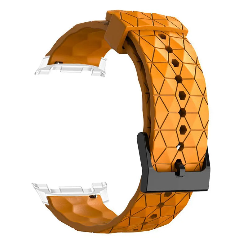 Soft Silicone Football Pattern Watchband for Samsung Galaxy Watch 8 / Galaxy Watch 8 Classic