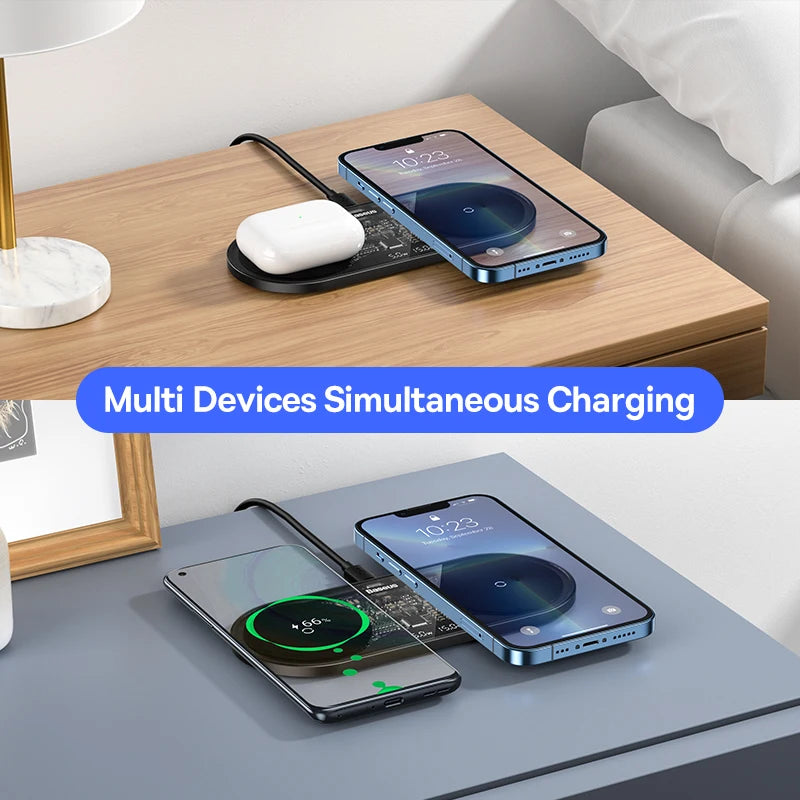Baseus 20W Dual Qi Wireless Charger