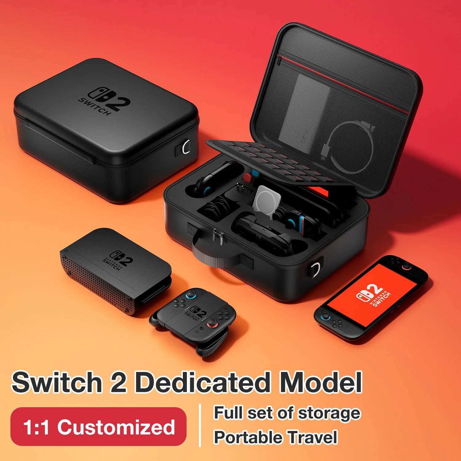 Protective Handheld Storage Bag for Nintendo Switch 2