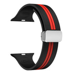 Textured Dual-Layer Band with Pin-and-Hole Adjustment for Apple Watch