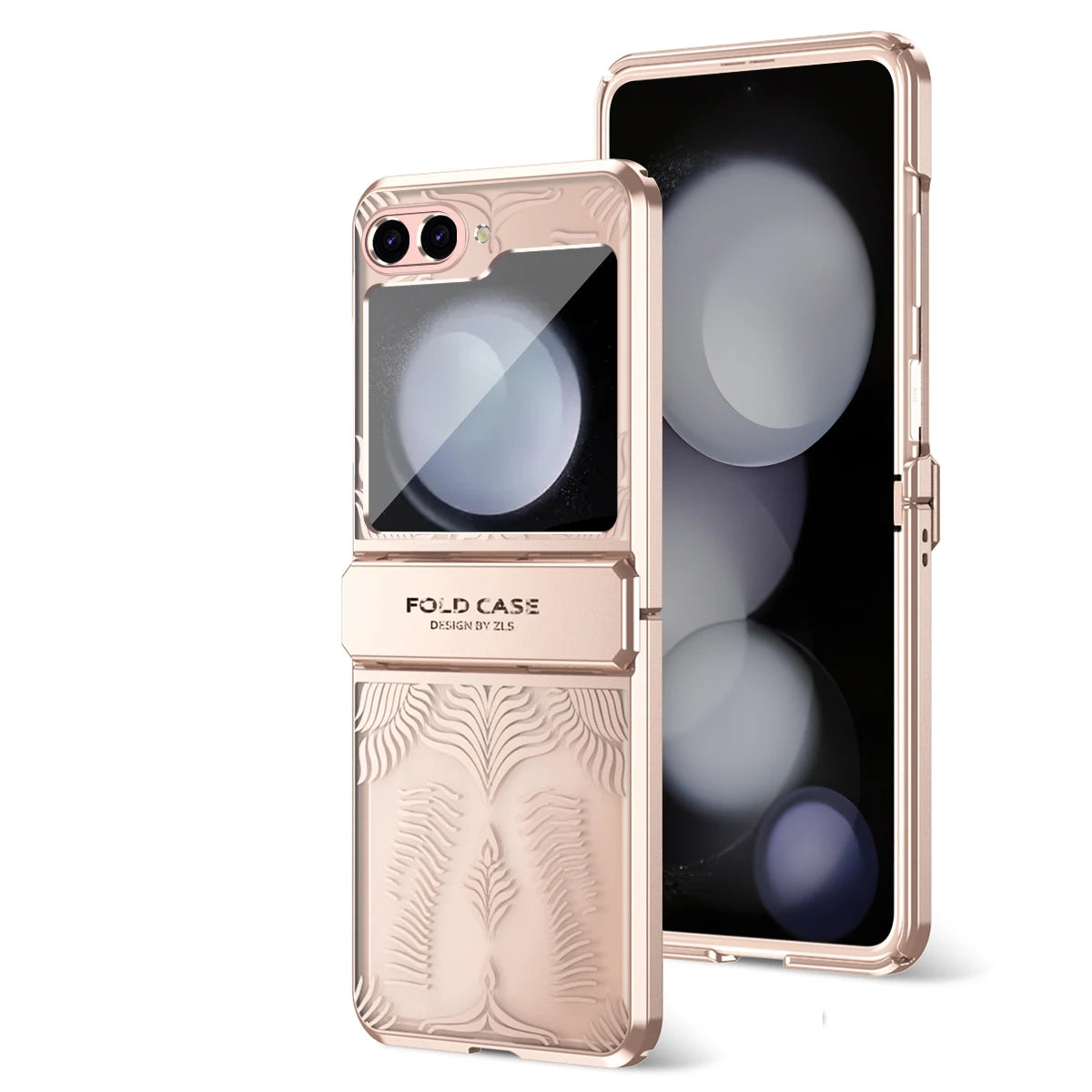 Shockproof Electroplating Transparent Case for Samsung Galaxy Z Flip 5