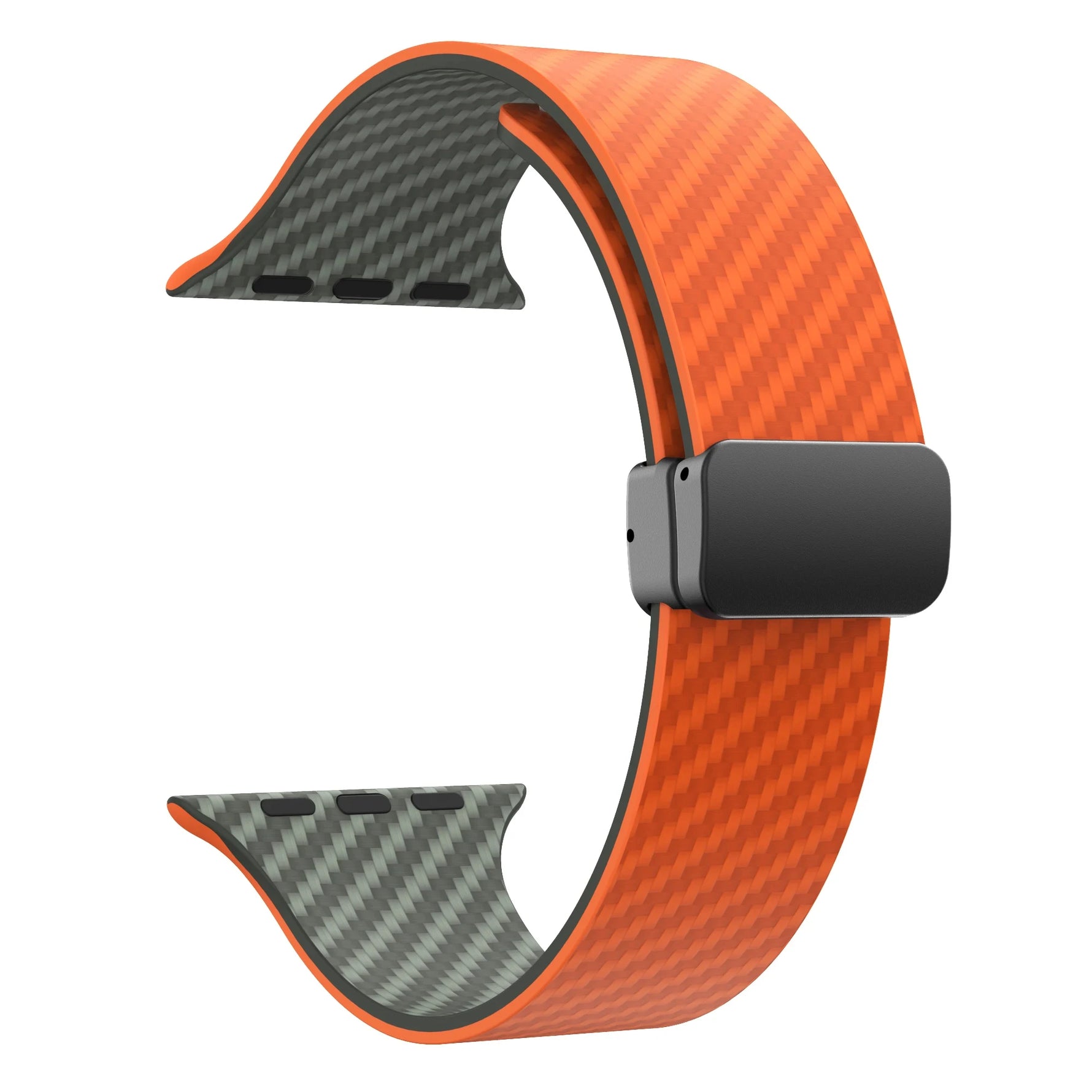 Carbon Fiber Pattern Magnetic Strap for Apple Watch