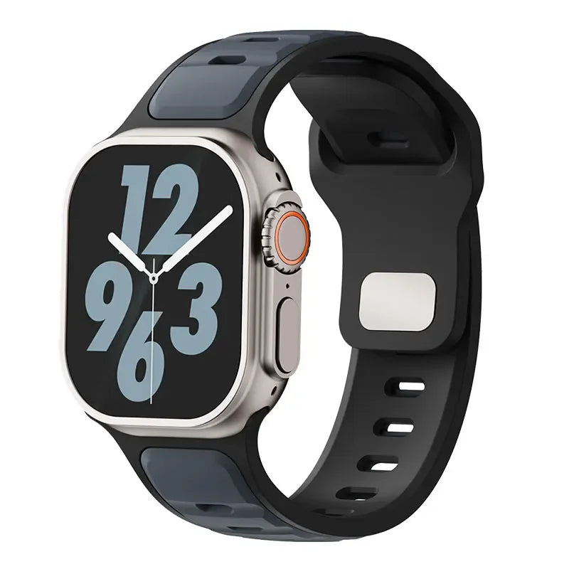Skin-Friendly Soft Silicone Sport Band for Apple Watch