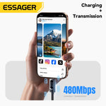 Essager 100W PD Fast Charging USB-C Cable with Digital Display