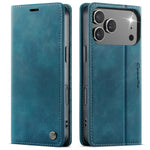 Leather Folio Wallet Case with Integrated Kickstand for iPhone 18 Series