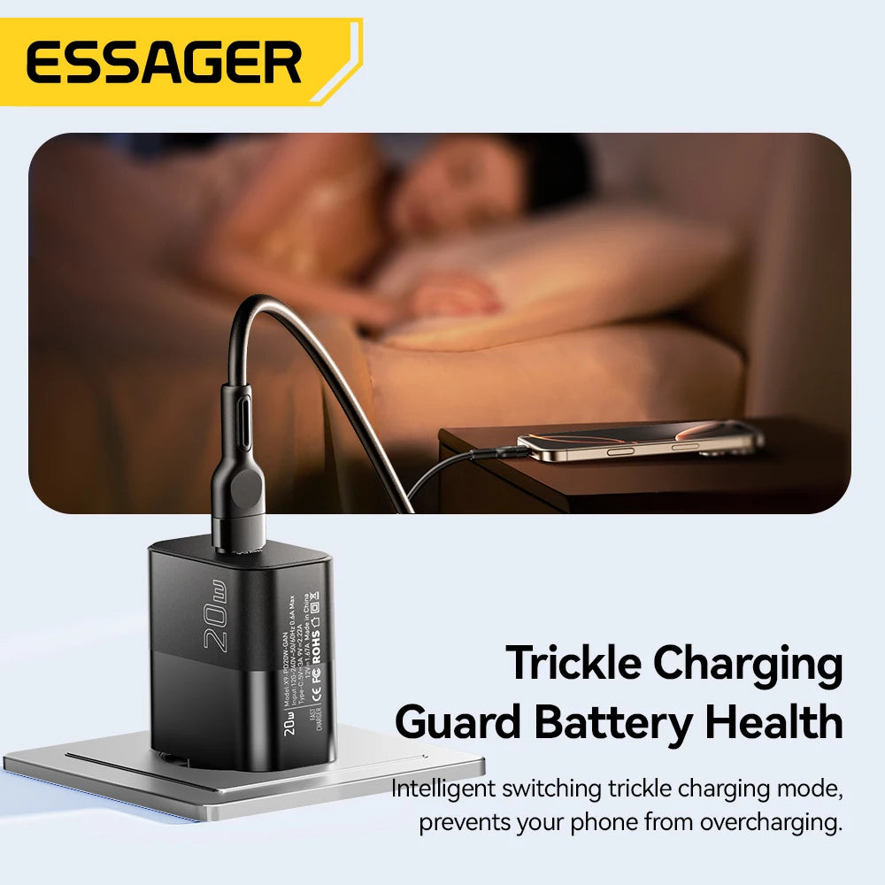 Essager 20W USB-C GaN Portable Charger